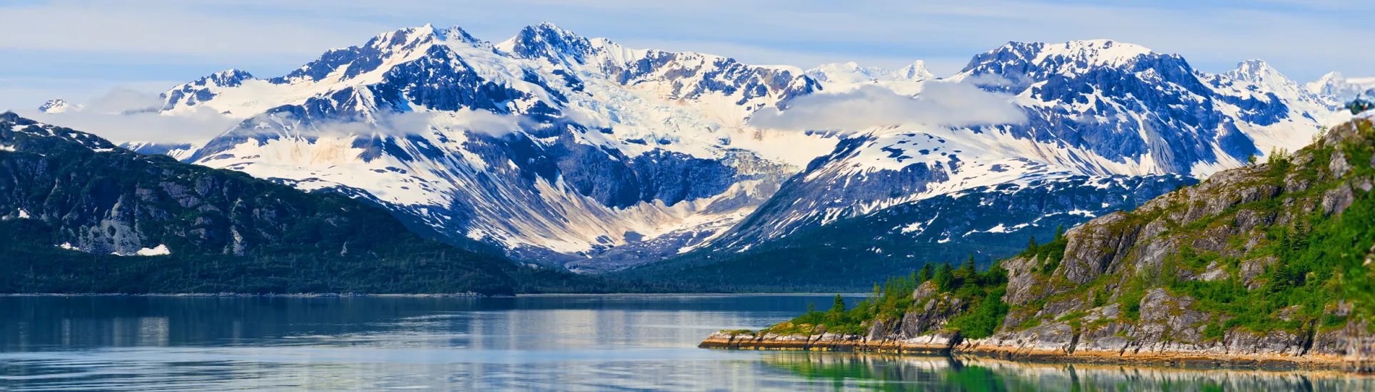 Snowcapped mountain in Alaska