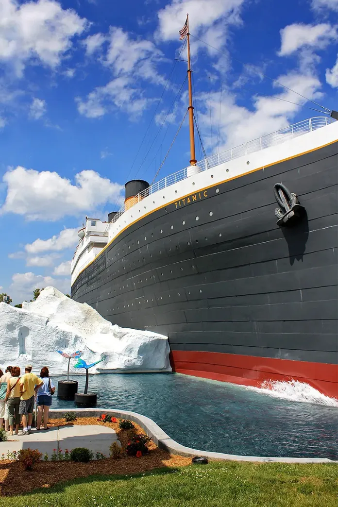 Outside view of the Titanic Museum