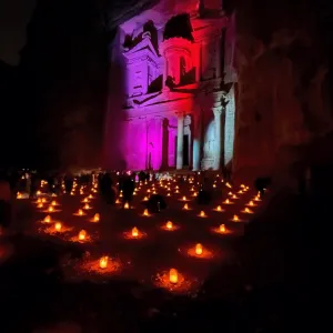 Petra at Night