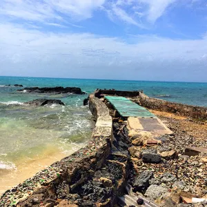 Rocky beach in Bermuda