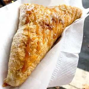 Triangle shaped pastry